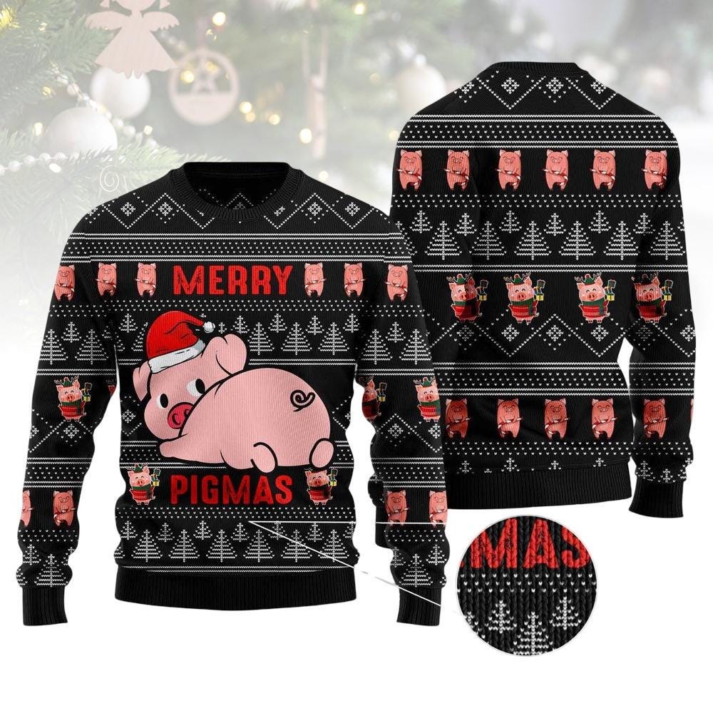 Pig Ugly Christmas Sweater - Image 2